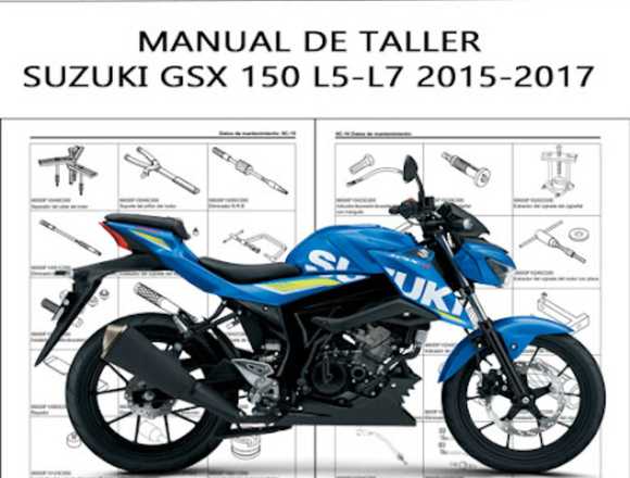 Manual taller Suzuki Gsx 150 2015-2017 español