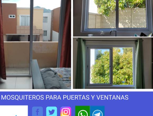 Mosquiteros o Cedazos para puertas y ventanas 