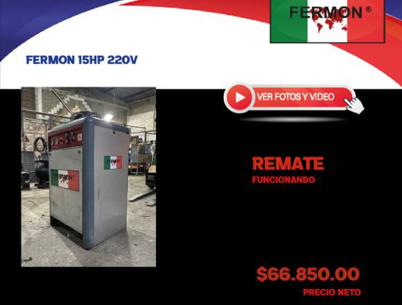 REMATE DE FERMON 15 HP 220V.