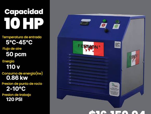 SECADOR REFRIGERATIVO FERMON 10 HP SERIE DIAMANTE.