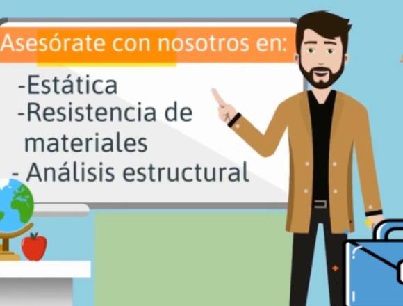 Clases y asesorías de Estática y Resistencia 