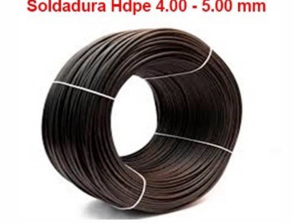 SOLDADURA HDPE  4 - 5 mm