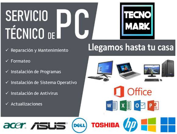 Se reparan computadoras y laptop