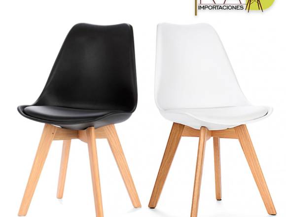 silla fija comedor eames 