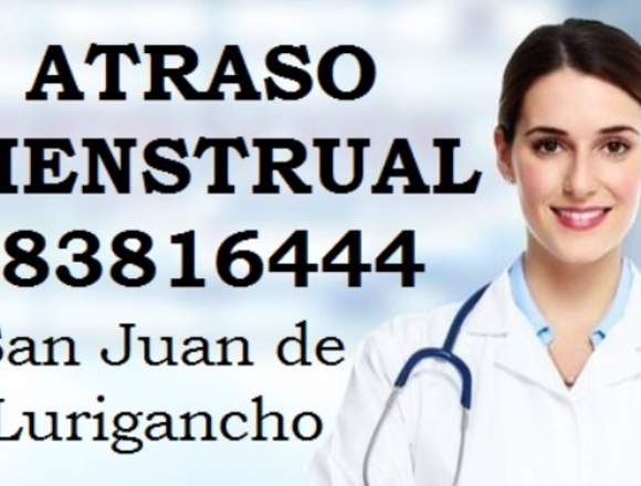 Atraso Menstrual San Juan de Lurigancho 983816444