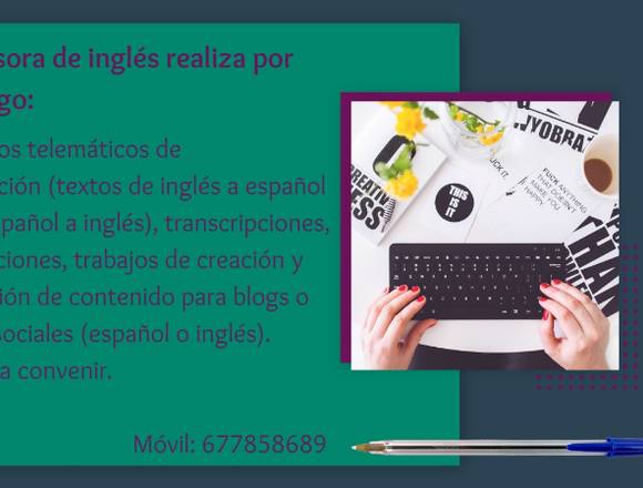 Traducción (inglés-español y español-inglés)