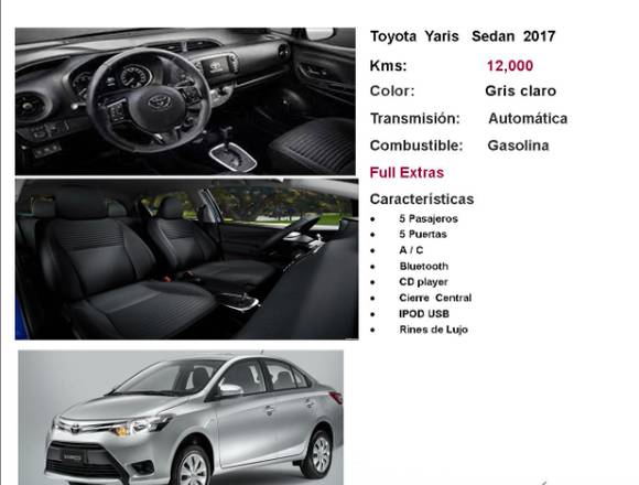 Toyota Yaris Sedan 2017