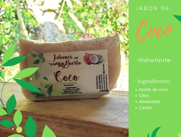 Jabon Natural de Coco