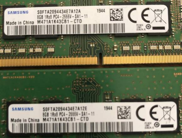 MEMORIA RAM 2X8GB (DDR4,2666MHZ,SODIMM)