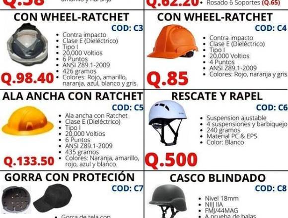 CASCOS DE SEGURIDAD 