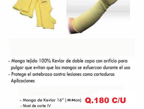 MANGA DE  KEVLAR  ANTI CORTES 