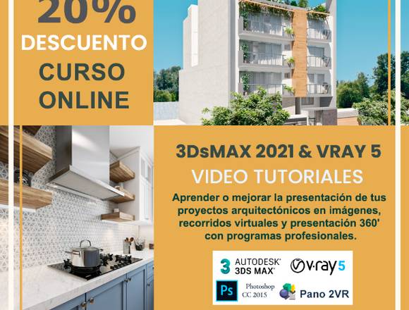 CURSO ONLINE 3DSMAX 2021 y VRAY 5 