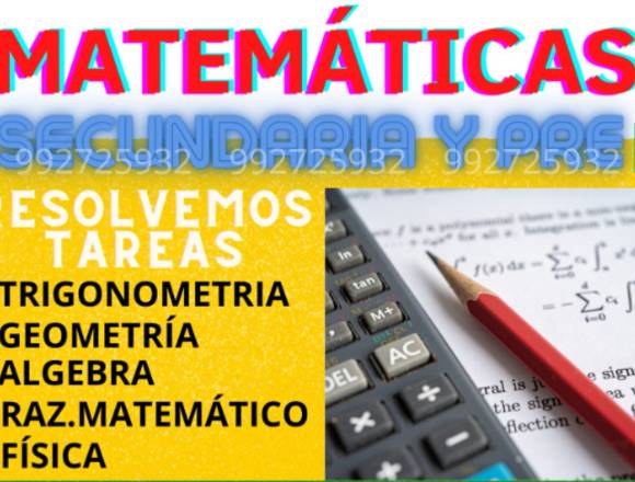 Clases Profesores UNI Matemática Secundaria Pre