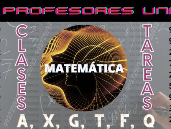 PROFESORES UNI Clases Matemáticas Chorrillos Surco