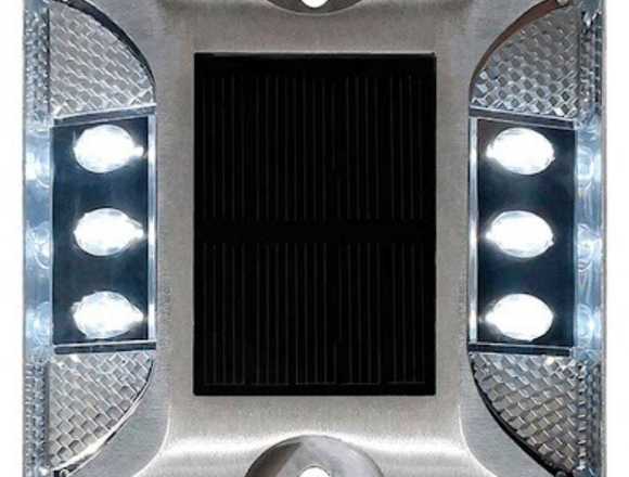 TACHA SOLAR LED CON ESPIGO O PLANA