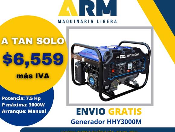 GENERADOR HHY3000M CON DESCUENTO