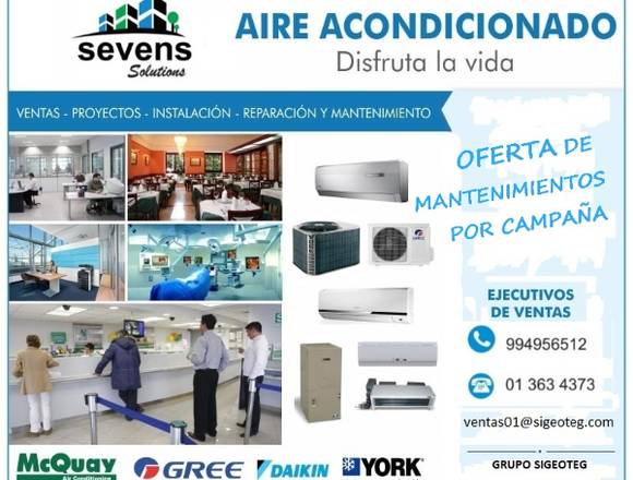 mantenimiento de aire acondicionado 