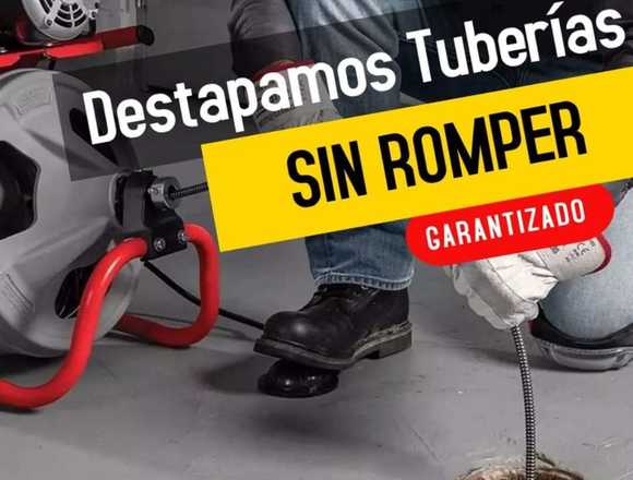 DESTAPES ALCANTARILLA, LAVAPLATOS,TINAS Y WC. 24/7