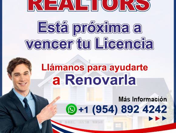 Renueva tu Licencia de Real Estate en Florida USA