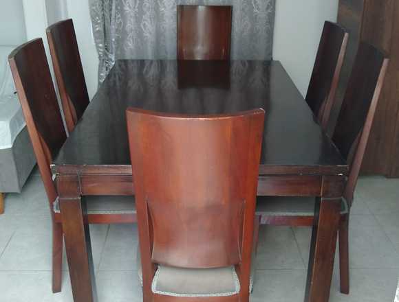 COMEDOR DE CEDRO DE MADERA