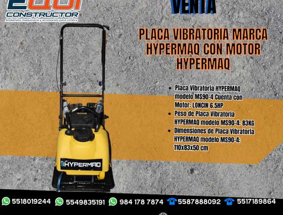 Venta de Placa Vibratoria HYPERMAQ