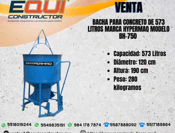 Venta de Bacha para Concreto Hypermaq 573 Litros