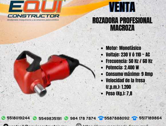 Venta de Rozadora Profesional Macroza 