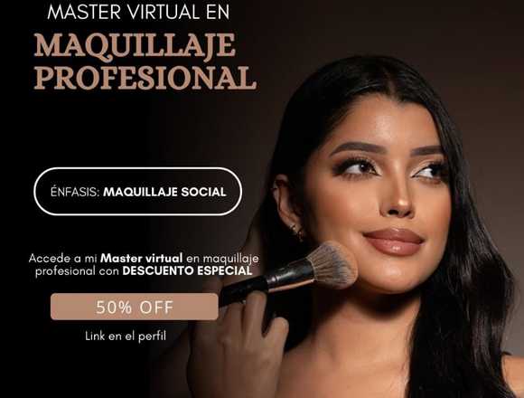 Master virtual en maquillaje profesional