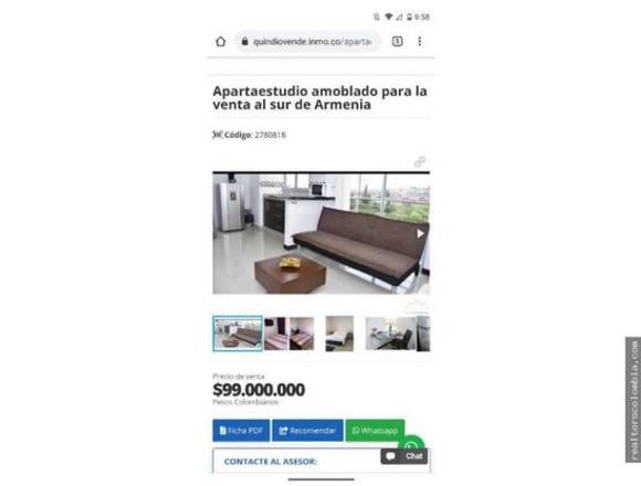 Ofrecemos para la venta apartaestudio.