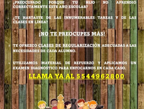 CLASES DE REGULARIZACIÓN ESCOLAR