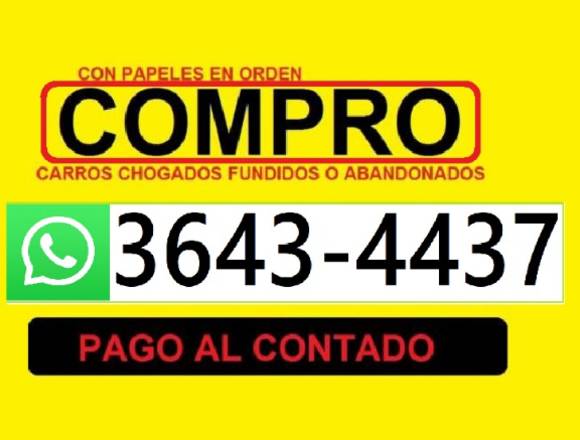 COMPRO CARROS PARA REPUESTOS