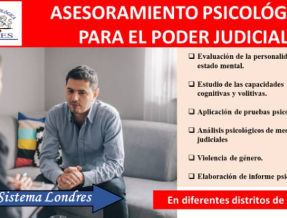 ASESORAMIENTO PSICOLOGICO PARA EL PODER JUDICIAL