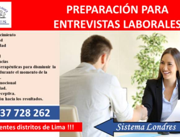 PREPARACIÓN PARA ENTREVISTAS LABORALES 