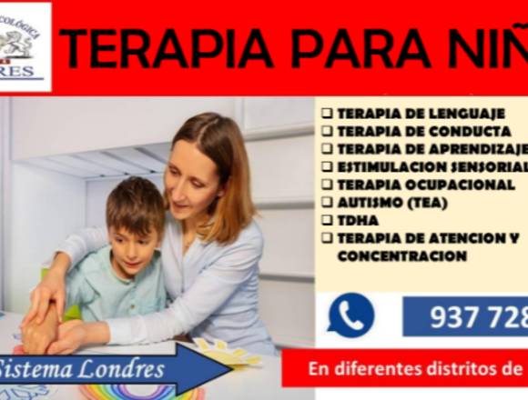 TERAPIA PARA NIÑOS SISTEMA LONDRES