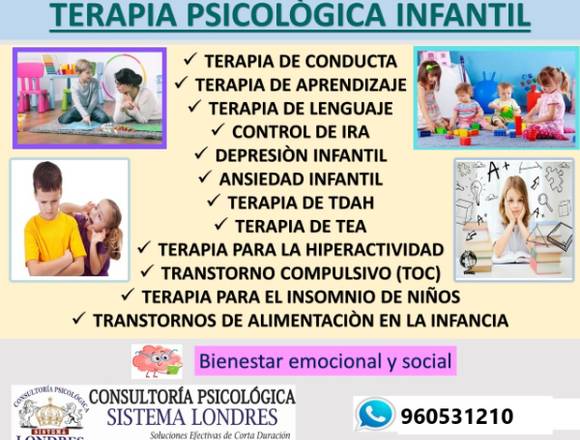 Terapia psicológica  Infantil