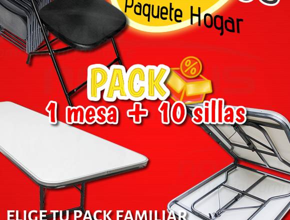 Oferta de sillas y mesa para comidas