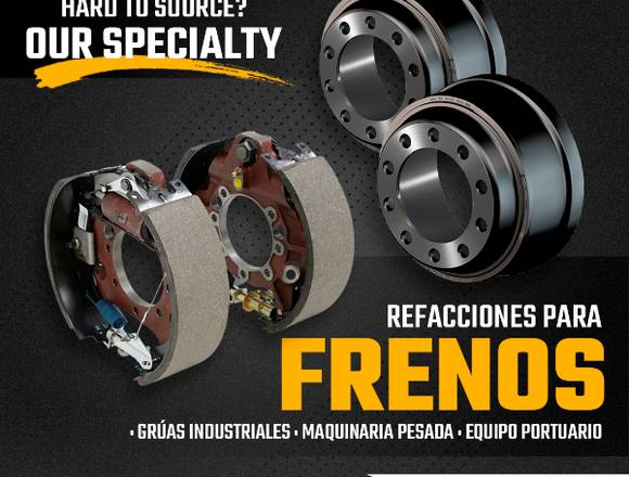 REFACCIONES: MOTORES, PISTONES, FRENOS, VALVULAS..