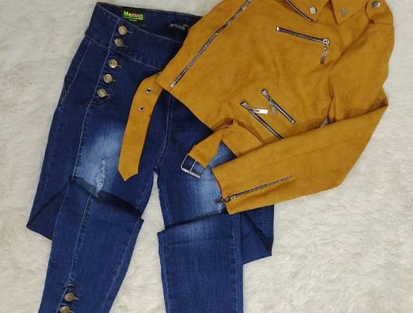 Bellos jeans, lindas blusas tendencia femenina 