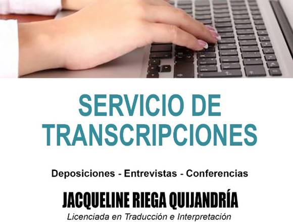 SERVICIO DE TRANSCRIPCIÓN