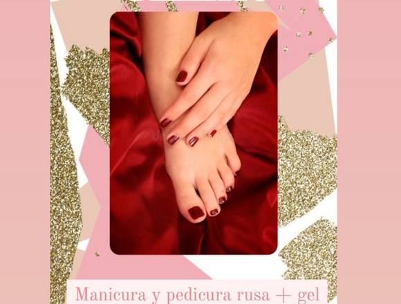 Pedicura y manicura rusa