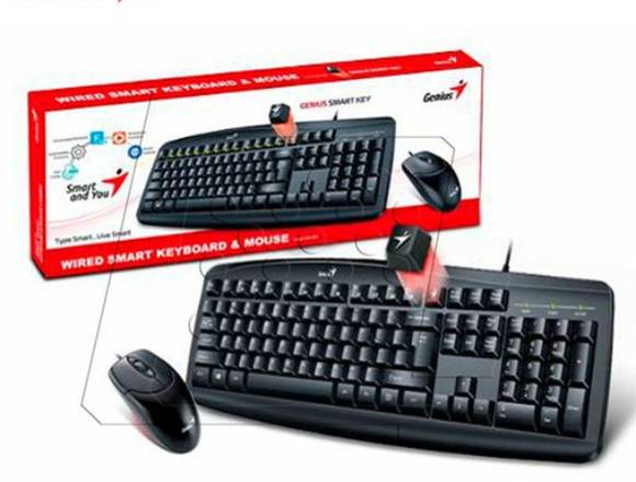 TECLADO + MOUSE GENIUS KM-200 BLACK