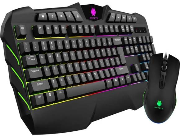 GAMING TECLADO + MOUSE ANTRYX CHROME  GC-1200 