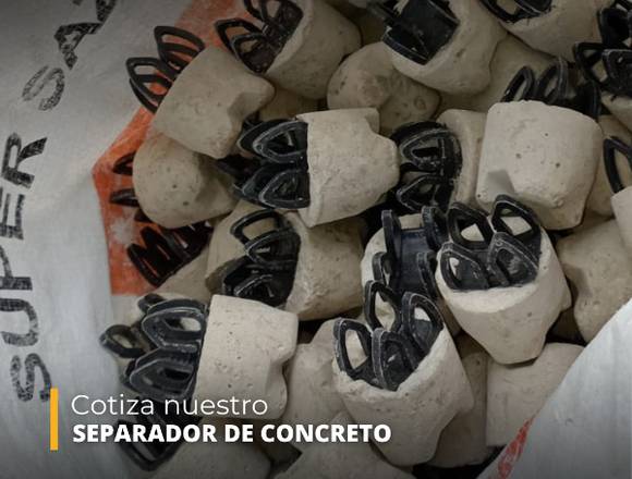 DADO DE CONCRETO Y SEPARADOR DE CONCRETO POR MAYOR