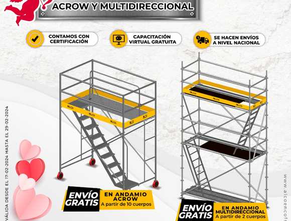 Andamio Multidireccional Normados - Venta