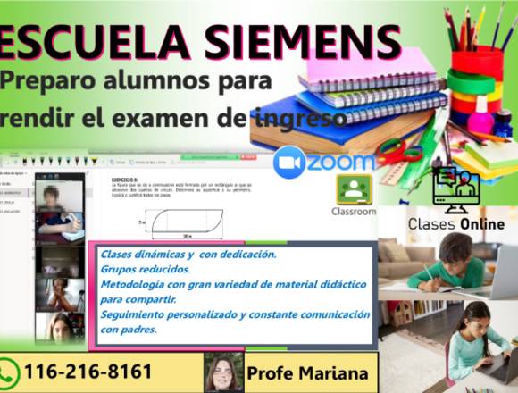 Curso de ingreso a la Escuela Siemens	