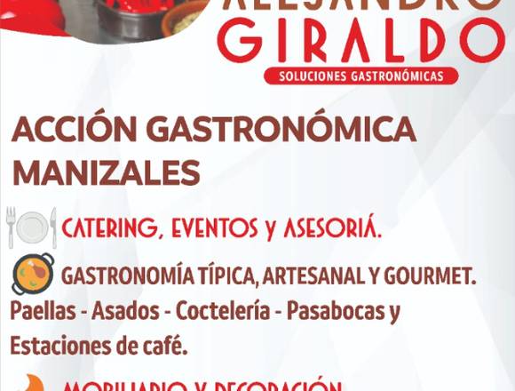 Cátering y eventos, gastronomía y logística 