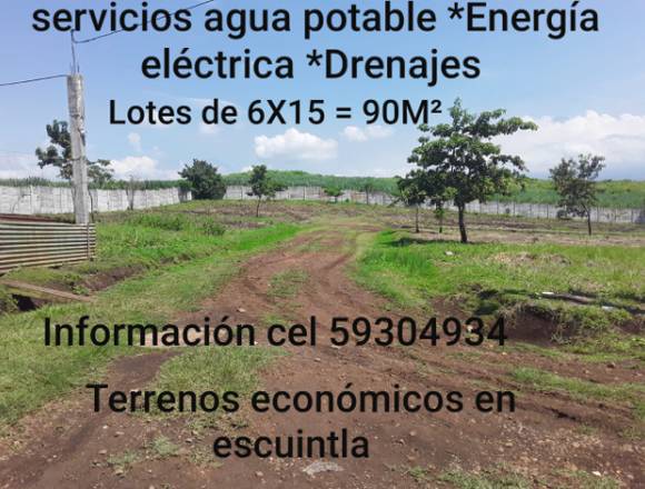 Terrenos económicos en Escuintla  