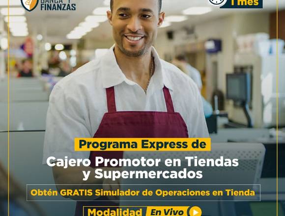 CAJERO PROMOTOR EN CAJEROS Y SUPERMERCADOS 