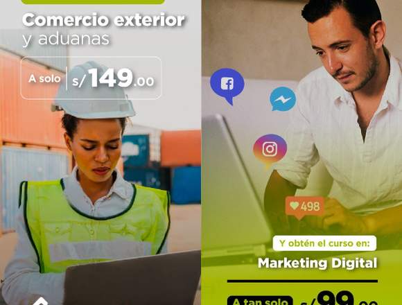 COMERCIO EXTERIOR Y ADUANAS + MARKETING DIGITAL 