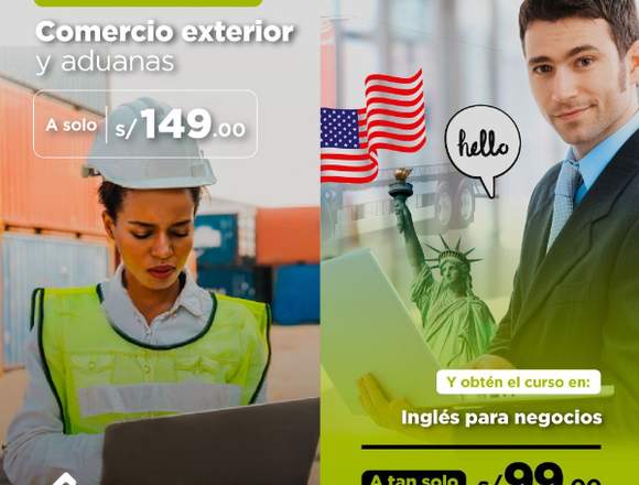 COMERCIO EXTERIOR Y ADUANAS + INGLES PARA NEGOCIOS